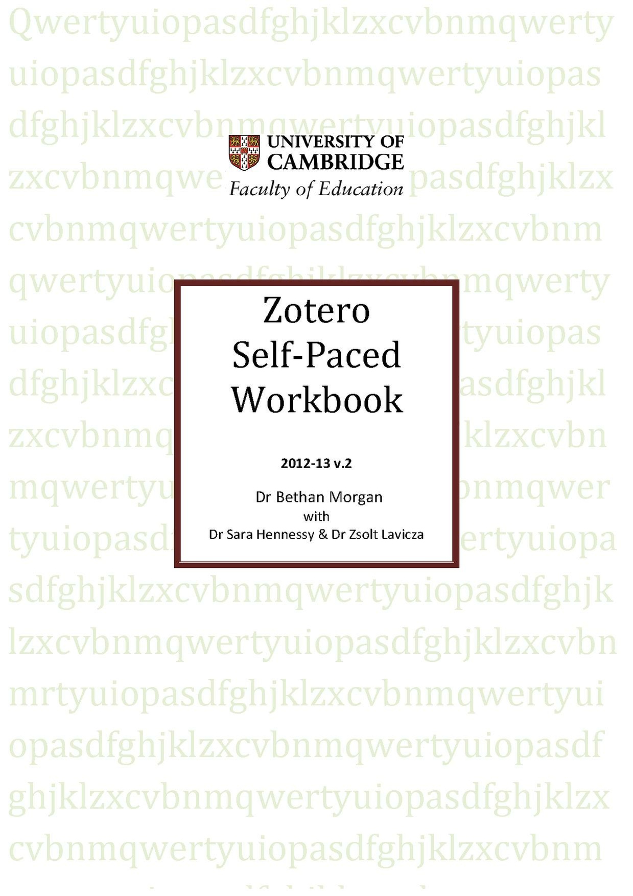 ebook to download: Zotero Self-Paced Study Guide